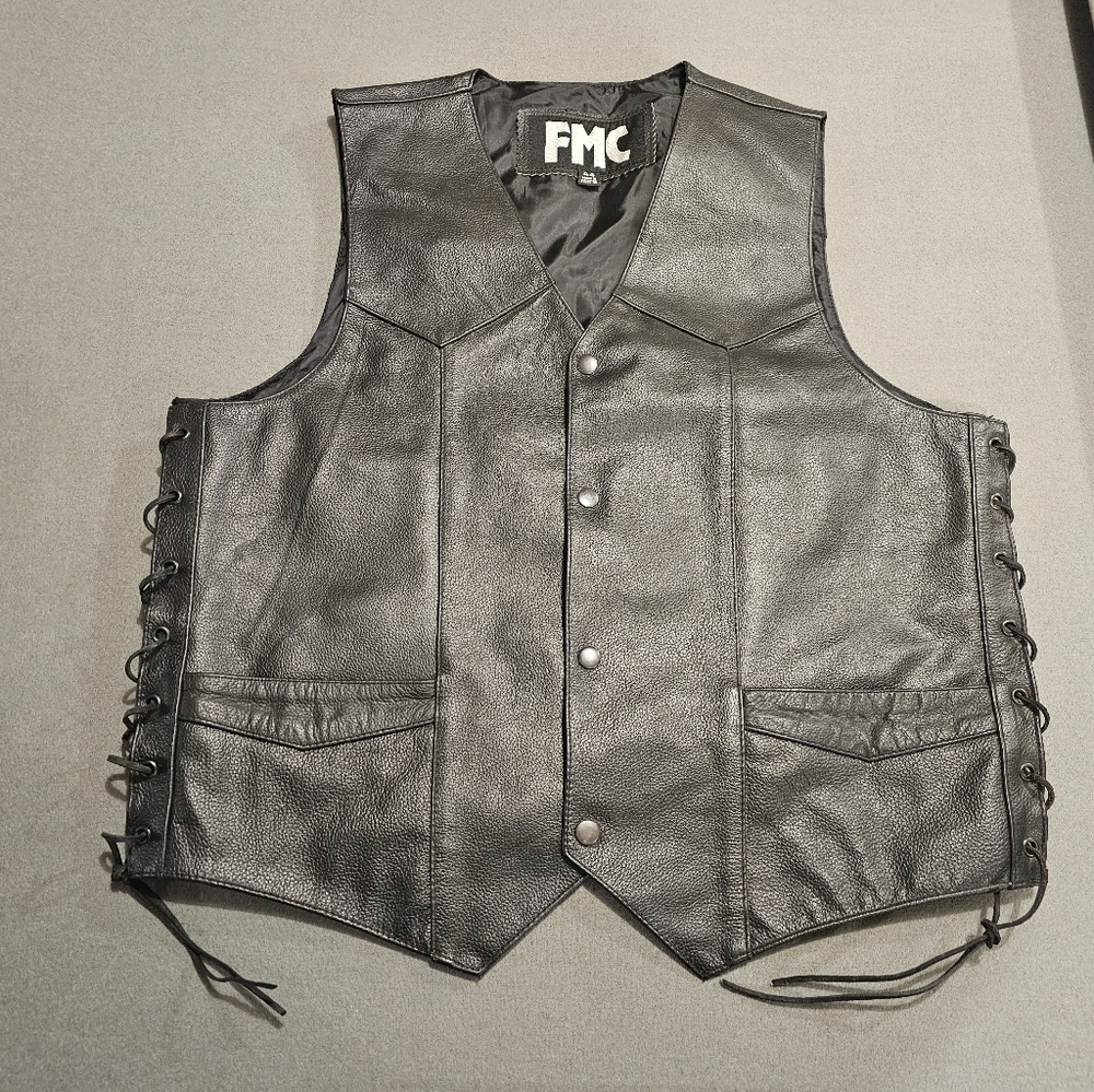 FMC leather vest